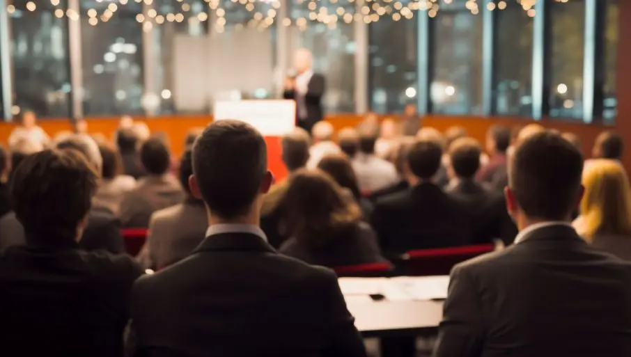 assemblée avec des personnes assises